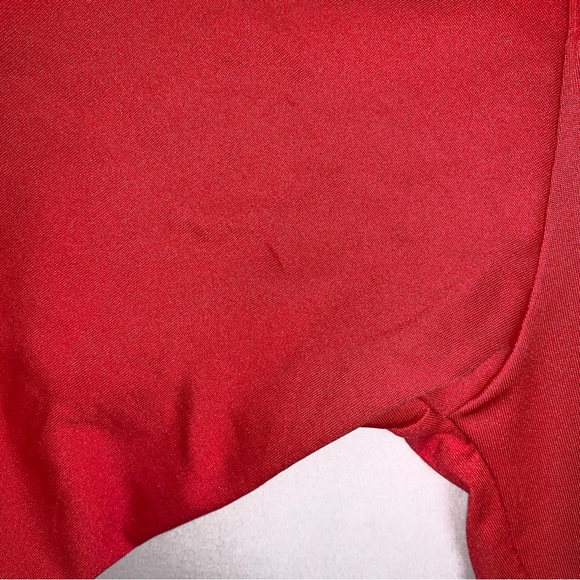 Red Morphsuit Adult Costume Bodysuit Halloween Party masquerade Robber Superhero - Picture 10 of 13